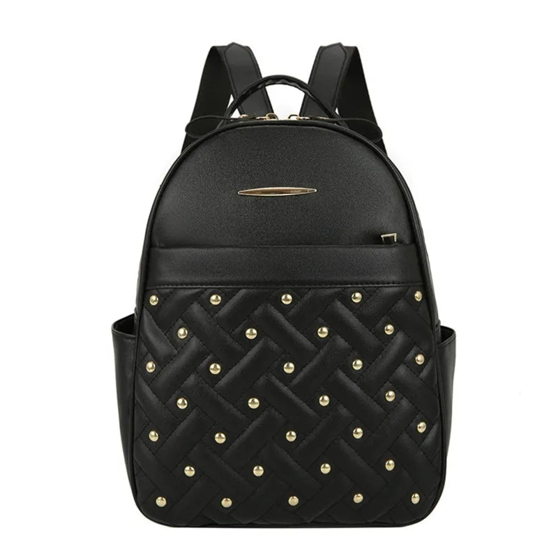 Women Leather Backpacks for Teenager Girls