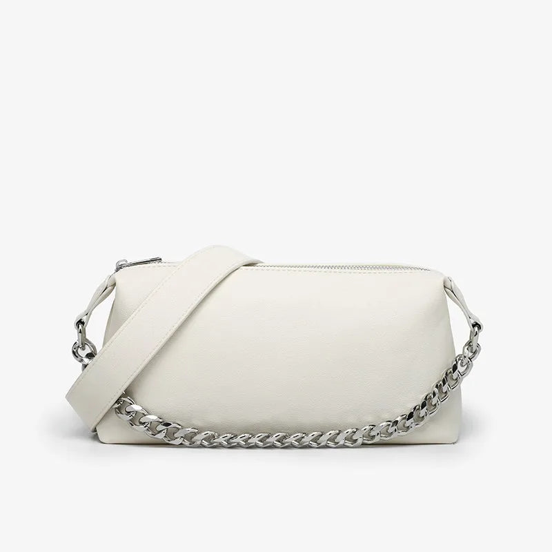 Leather Shoulder Crossbody Bag Chain Handbags PU Messenger Bags