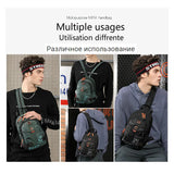 Mini Soft Touch Men Backpack Multi-Function Shoulder Bag
