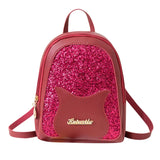 Mini Soft Leather Backpack for Women, Multi-Function Small Shoulder Bag