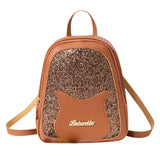 Mini Soft Leather Backpack for Women, Multi-Function Small Shoulder Bag