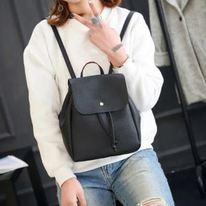 Women Leather Mini Backpack Multifunction Shoulder Bag Girl Purse