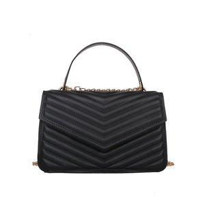High Women's Diamond Lattice Square Bag Chain Messenger Bag