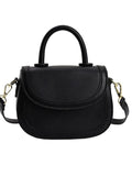 Small Contrast Handbag Women's Top Handle Tote Bag