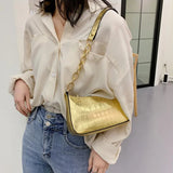 Stone Pattern Shoulder Bag Chain Strap Crossbody Bags for Women Lady Handbags