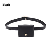 Leopard Waist Bag Women PU Leather Flap Pack Shoulder Cross Chest Pouch