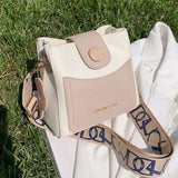 Yellow Leather Bucket Bag Crossbody Messenger Purse Tote