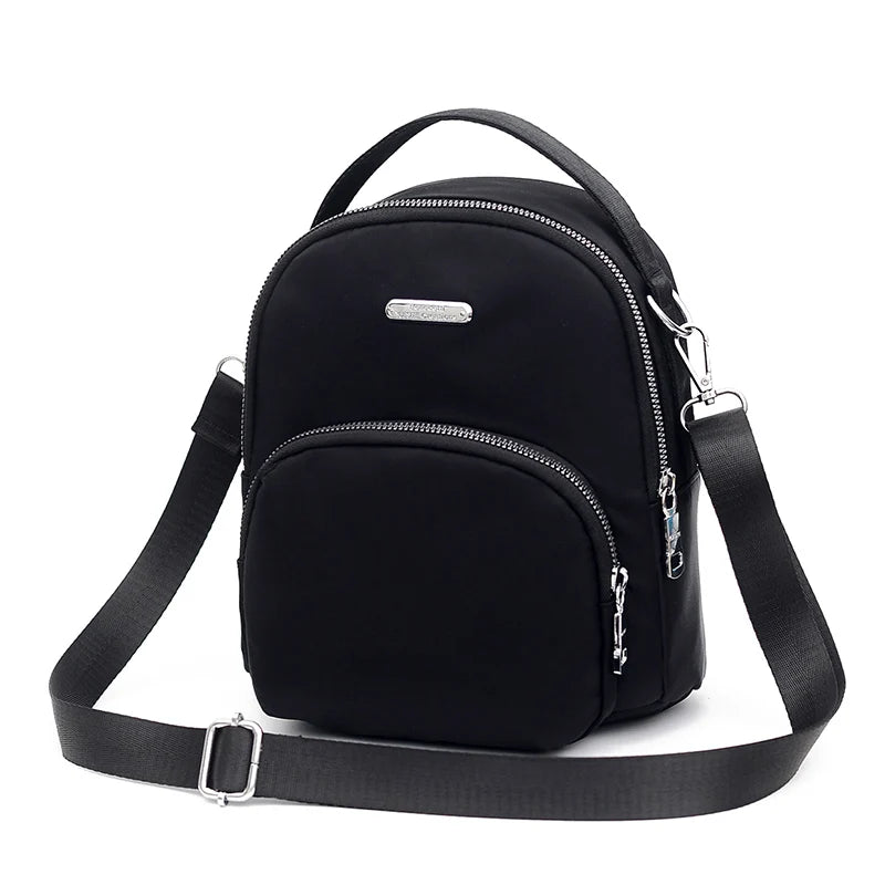 Nylon Women Backpack Mini Soft Touch Small Backpack Female Ladies Shoulder Bag