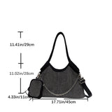 Diamond Tote Bags for Women Large Shoulder Bag Purses Crossbody Handbag
