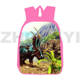 Pivosaurus 3D Backpack Teenager Canvas Bag Men