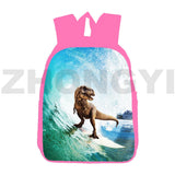 Pivosaurus 3D Backpack Teenager Canvas Bag Men