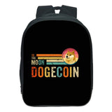 Dogecoin Backpack Cartoon Knapsack 13 Inch
