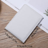 Pu Leather Driver Holder Car Document Business ID Pass Wallet Case