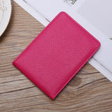 Pu Leather Driver Holder Car Document Business ID Pass Wallet Case