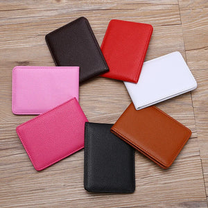 Pu Leather Driver Holder Car Document Business ID Pass Wallet Case