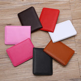 Pu Leather Driver Holder Car Document Business ID Pass Wallet Case