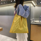 Eco-friendly Tote Bag Women Shopping Bag Large-capacity Canvas Shoulder Bag