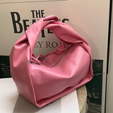 Kpop Women Backpack Wrinkled Clouds Crossbody Bag