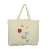 Embroidered Bunny Love Quilted Handbag