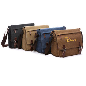 Personalized Name Men's Messenger Bag