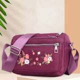 Ethnic Embroidered Women's Crossbody Bag Large Capacity Casual Shoulder Bag
