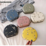 Flower Embroidery Women Evening Clutch Bag Chain Shoulder Handbag