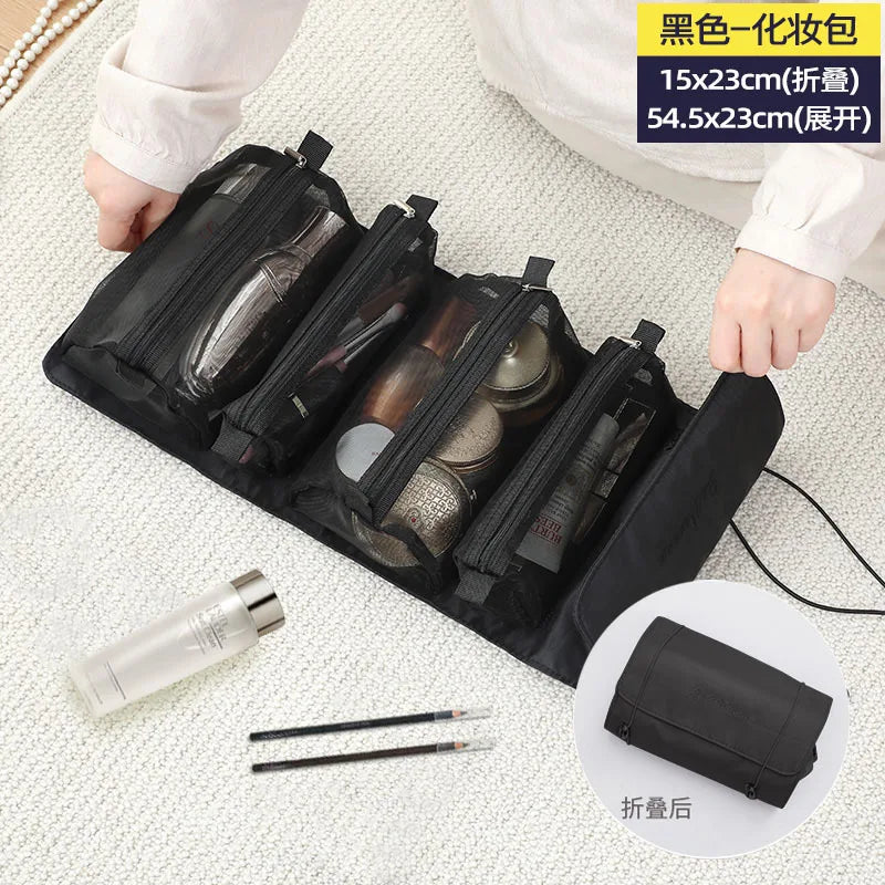 Multifunctional Embroidery Cosmetic Storage Bag