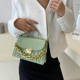 Women's Embroidery Shoulder Bag Crossbody with Chain Handbag