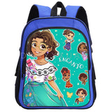 Encanto Backpack for Kids Cartoon School Bags Zip Knapsack Mochila Escolar