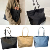 XL Women's Oxford Shoulder Bag Contrast Large Capacity Crossbody Bags
