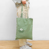 Double-Sided Cotton Linen Handbag Shopper Bag Reusable Grocery Bag