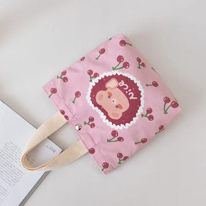 Canvas Dual-use Shoulder Bag with Pocket Handbag