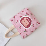 Canvas Dual-use Shoulder Bag with Pocket Handbag