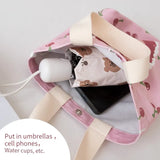 Canvas Dual-use Shoulder Bag with Pocket Handbag