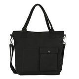 Retro Canvas Messenger Bag Women Casual Tote Large Capacity Handbag