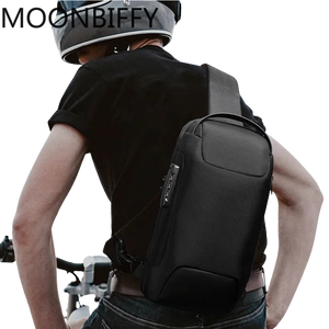 Anti-Thief Chest Bag USB Charging Waterproof Crossbody Shoulder Bag