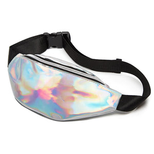 Multi-Function Steam Punk Leg Bag Reflective Laser Shoulder Bag Pochete