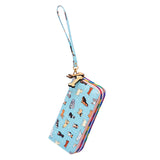 Dog Women's Clutch Long Zipper Wallet Pet Print Money Clip Purse