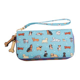Dog Women's Clutch Long Zipper Wallet Pet Print Money Clip Purse