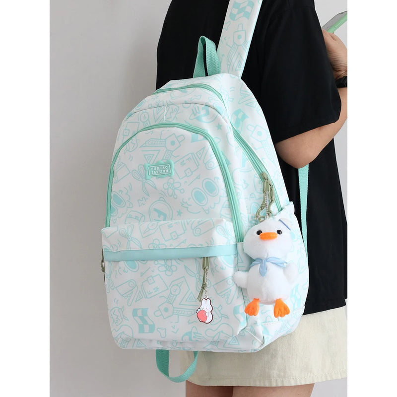 Harajuku Style Graffiti College Students Backpack