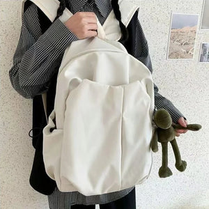 Men's Nylon High School College Students Computer Backpack