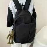 Men's Nylon High School College Students Computer Backpack