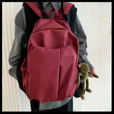 Men's Nylon High School College Students Computer Backpack