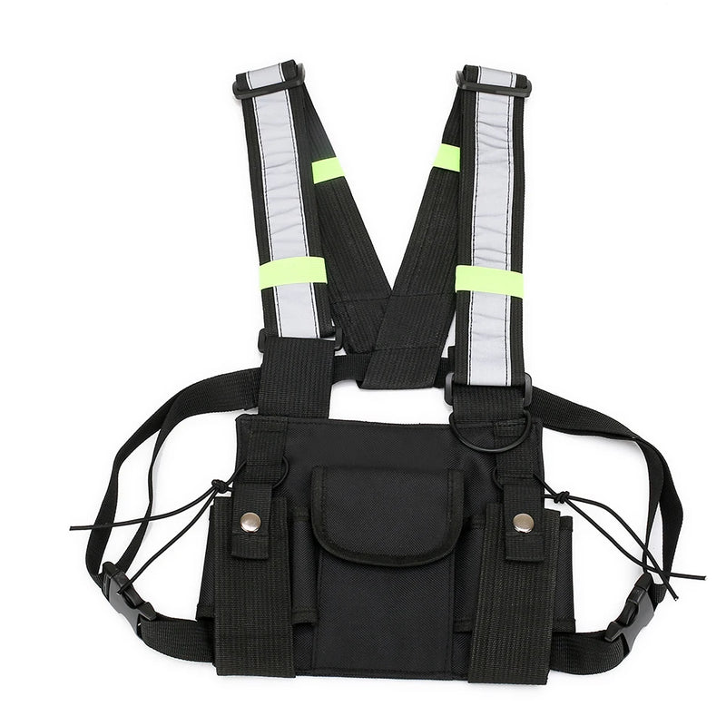 Multi-function Backpack Hip Hop Vest Knapsack Outdoor Travel Rucksack