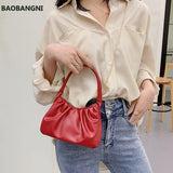 Small Square Bag Pleated Hand Bags Shoulder Bags