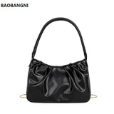 Small Square Bag Pleated Hand Bags Shoulder Bags