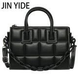 Green Soft Leather Crossbody Bag for Women Small Tote