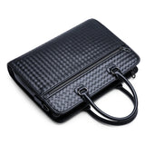 Men's Woven Clutch Bag Long Wallet Weave Knitting Handy Bag