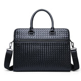 Men's Woven Clutch Bag Long Wallet Weave Knitting Handy Bag