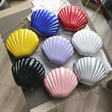Sweet Shell Chain Shoulder Bag PVC Crossbody Clutch Bag